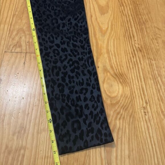 Veronica Beard Women's High Rise Cropped Ankle Pants Size 6 Leopard Print Black - Picture 5 of 10